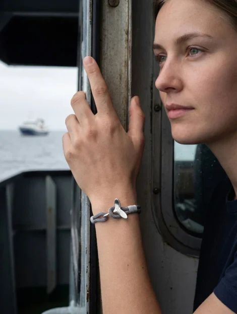 Bracelet nageoire caudale baleine
