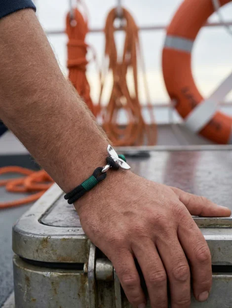 Bracelet nageoire caudale baleine