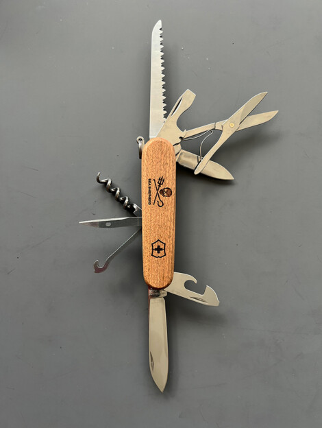 Sackmesser Jolly Roger Wood